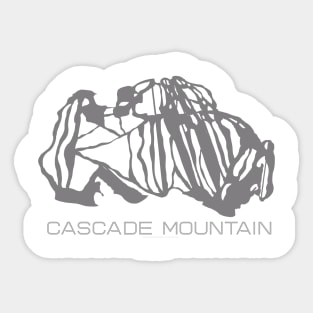 Cascade Mountain Resort 3D Sticker